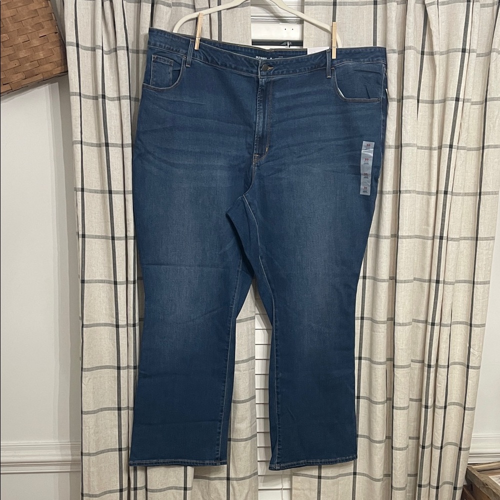 Old Navy Women’s Kicker Bootcut Dark Blue Jeans